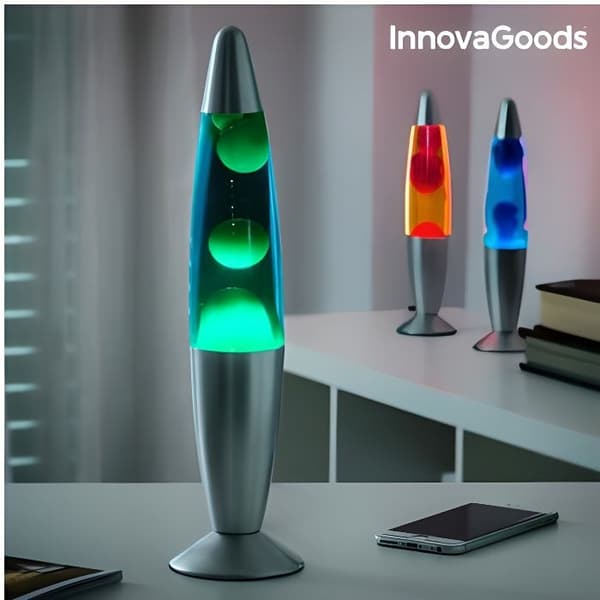 Lava lampe motion magma Blå / Grøn Grön