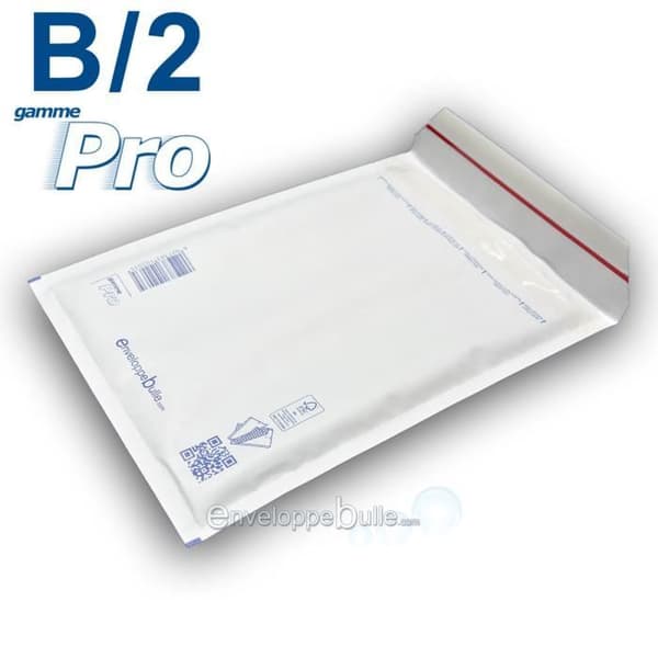 Bubbelkuvert - ENVELOPPEBULLE - 100-pack - Vit - Format B/2 - Självhäftande stängning Vit