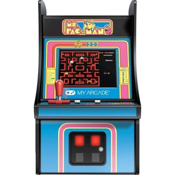 Retro Mini Arcade Terminal - My Arcade - Ms PAC-MAN - Farve Blå - Pac Man License - Retro Console Platform Färg: NaN