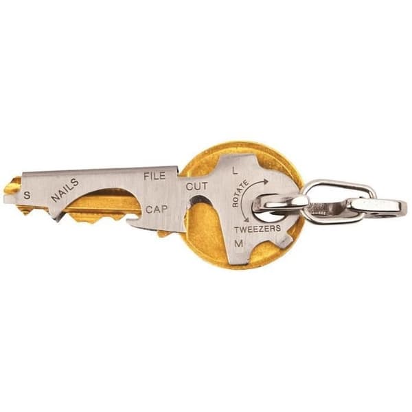 Monitoimityökalu - True Utility - Keytool - Keltainen - Pullonavaaja - Unisex