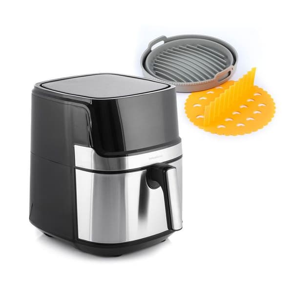 Luftfritös - InnovaGoods - 5,5 L - Non-stick - 1700 W - Multifunktionell 8 program Svart