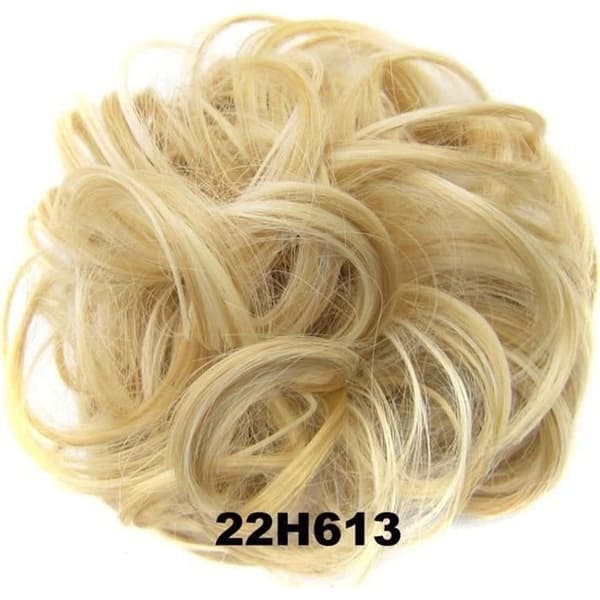 Chouchou Scrunchy Ondulé - Schmidt - Hårförlängningar - Voluminös Chignon - Hästsvans - Blond Blond