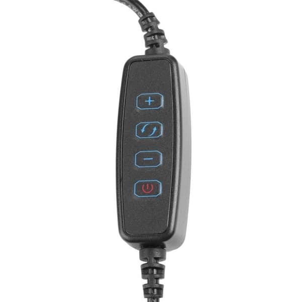 Skrivebordslampe - CHD - Justerbart model - 3 lysindstillinger - USB genopladelig - Moderne design Svart