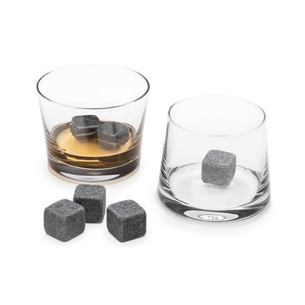 Set med 8 whiskystenar