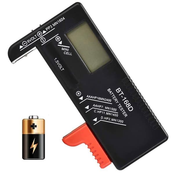 Digital Batteritest BT-168D Universel Batteritest LCD Batteritest Batterikapacitetstest