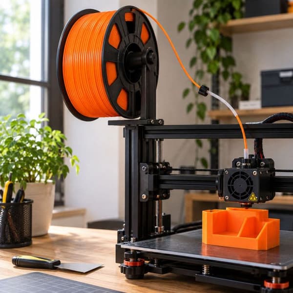 Filament PLA Orange 1,75 mm 1 kg – 3D-print FDM / FFF – 190 til 230 °C