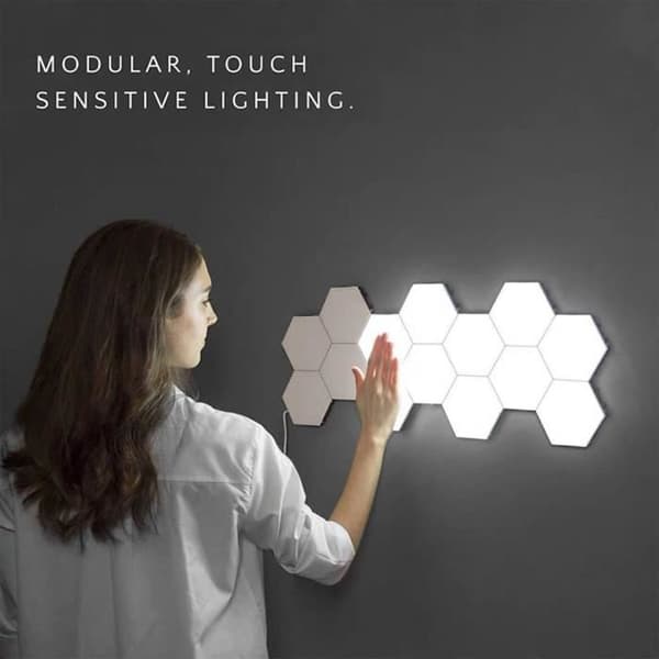 Vägglampa - Letouch - Quantum Lights - Taktile - LED - Modern design Vit