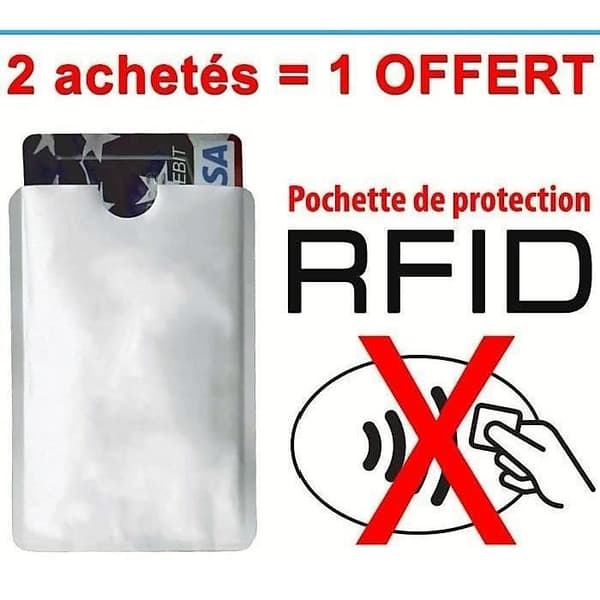 Skyddsetui - RFID/NFC - Vit - Mjuk - Unisex - Bank säkerhet