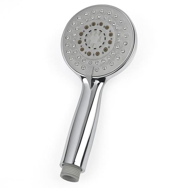 Bruserhoved - SIROCO - 5 stråler 22 cm - Blank krom - Forstærket ABS - Vandbesparelse Blank krom