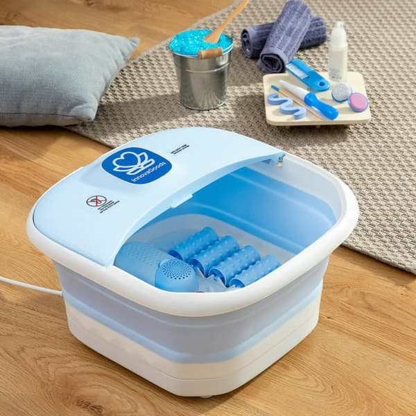 Fodspa - InnovaGoods - Sammenfoldelig - Ergonomisk - 10 L - Infrarød og vibration