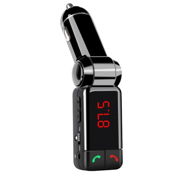 WSJ50428161A_1909 LCD bil Bluetooth MP3 Kit FM transmitter USB oplader håndfri til iPhone