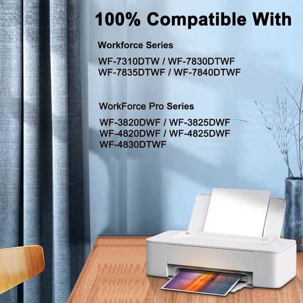Blækpatroner - Epson - 405XL - Sort - 1100 sider - Kompatibel med WorkForce Pro