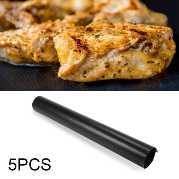 Grillmatte - XCSOURCE - HS910 - 5 stk. - Non-stick - Genanvendelig - Uden PFOA Svart