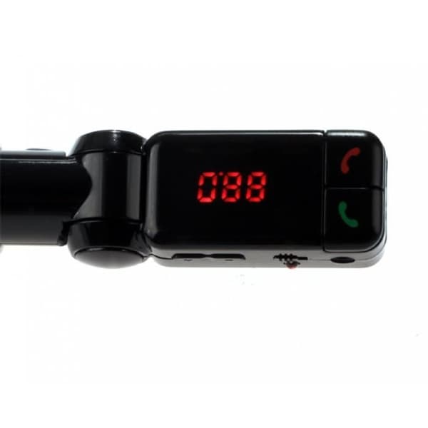 Kit MP3 FM Lähetin SD Kaksois-USB Lataus Bluetooth LCD-näyttö auto