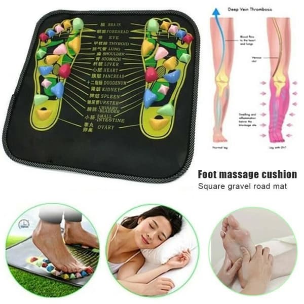 Farve som Akupressur- og refleksologi-måtte, massageaccessory til fødderne, ideel til gang, reference BUTT6