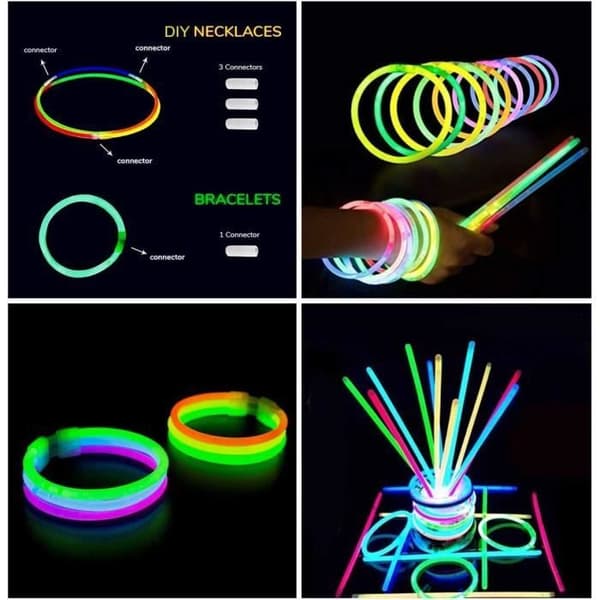Juhlapaketti Fluoresoivia Valotikkuja A94