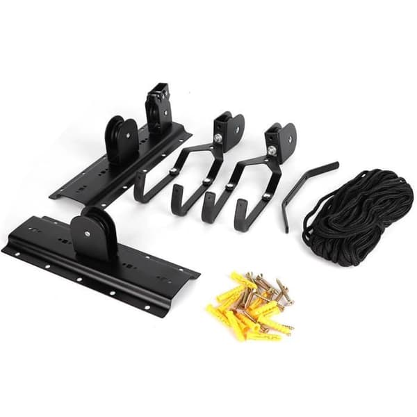 Cykel elevator - Montering til loft - Stål og ABS - Nem installation
