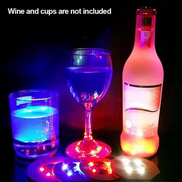 LED lysstav - YWEI - Lysende coasters - 3 tilstande