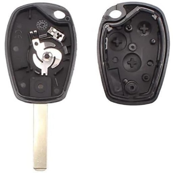 Nøglefob til Renault Modus Clio Kangoo Twingo Wind 3 Knapper Flad Klinge
