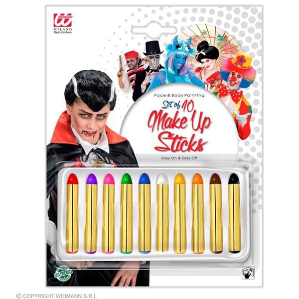 Makeup Crayon Palette 10 farver