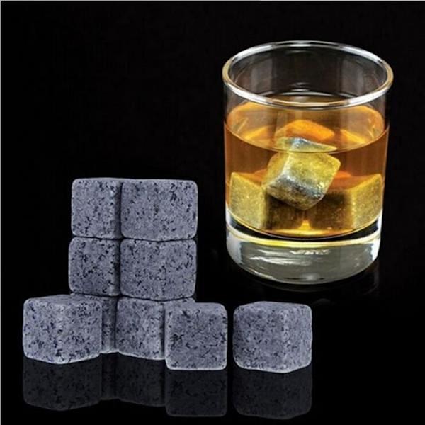 9 stk whisky isterninger i sten
