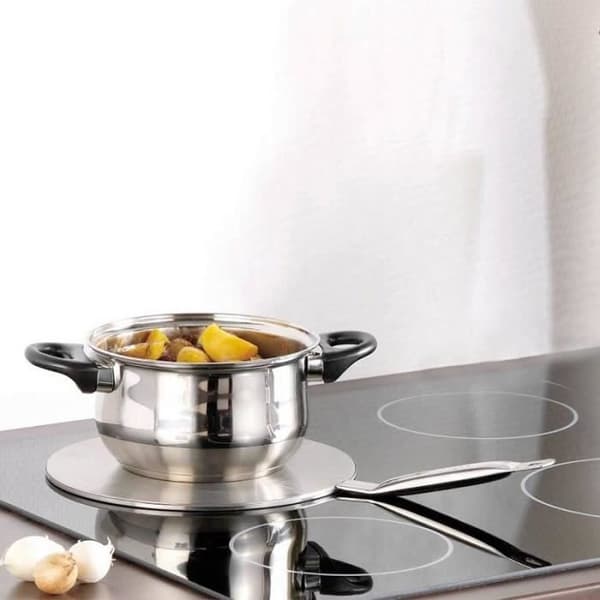 SHOP-STORY - INDUKTIONSKONVERTERINGSPLADE: Rustfrit stål adapter til induktionsplade