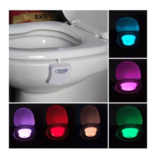 LED-belysning - ANNORLUNDA - WC-belysning - Rörelsesensor - 8 färger - Modernt design 8 färger