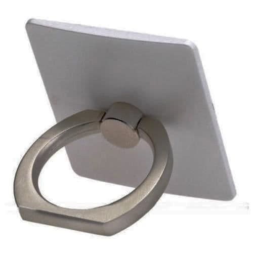 Ring Støtte - Universel - 360° Rotérbar - Sølv - Metal ABS - Smartphone/Tablet PENGAR