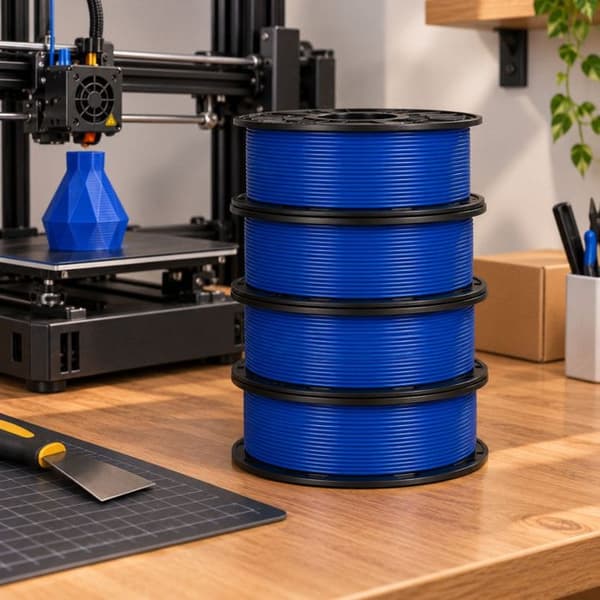 Filament PLA Mørkeblå 1,75 mm 1 kg – 3D-print FDM / FFF – 190 til 230 °C