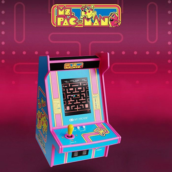 Mini Arcade Konsol Retro Tema Ms. Pac-Man™