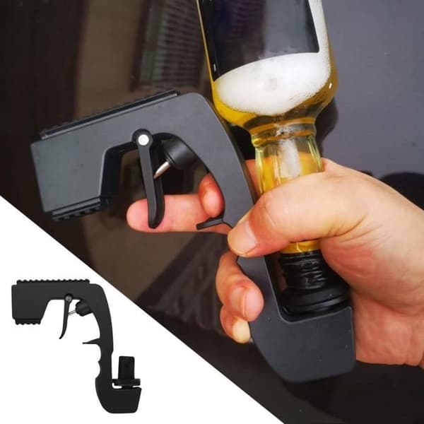 Champagne Pistol Vin Prop Vin Distributør Udkaster til Fødselsdagsfester, Multifunktionel Sort