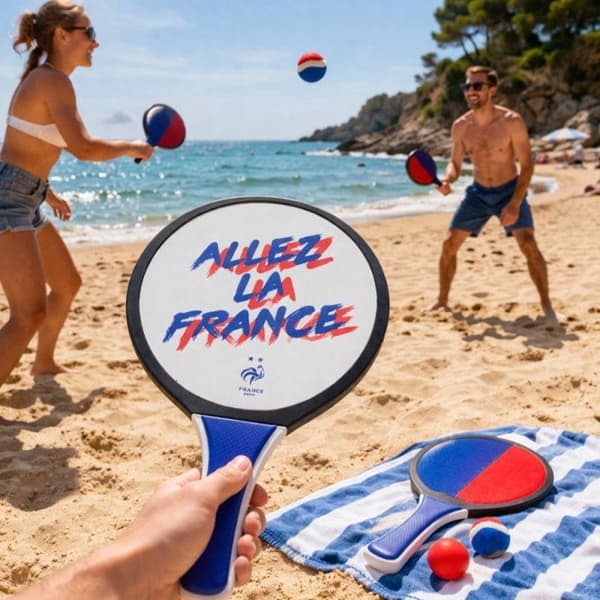 Beach scratch rackets - FFF - Sæt af 2 - 2 bolde inkluderet - Unisex - Fra 3 år