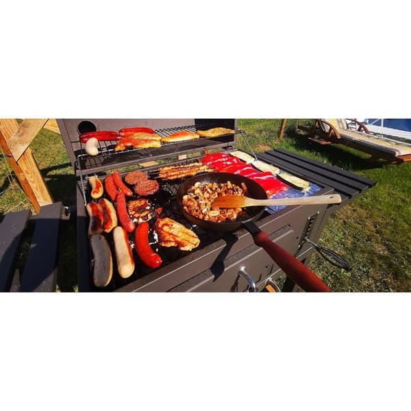 Grillborste - Butik - Rostfria borst - 30 cm - Rengöring 3 sidor