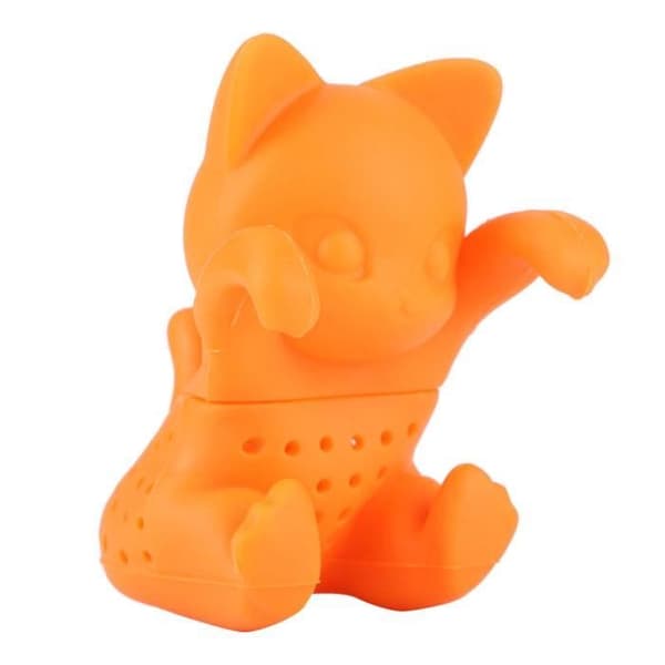 Tesil Cat Shape Silikon Te Infuser Tillbehör för hemmakontoret