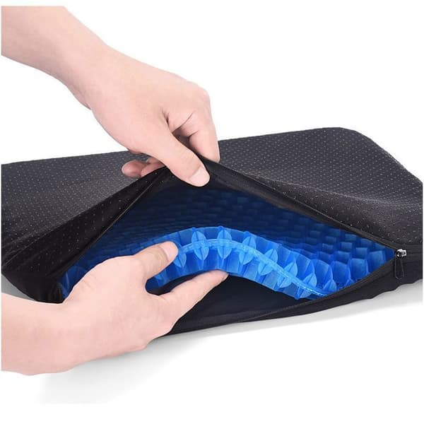 Gel Sittkudde, Tryckavlastande, Ortopedisk med Multifärgad Antisklidöverdrag COUSSIN