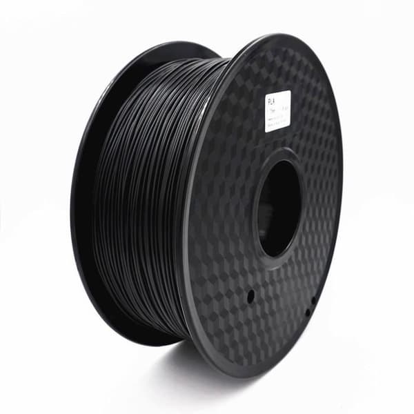PLA filament 1,75 mm 1 kg Til 3D printer | Sort filament 3D print