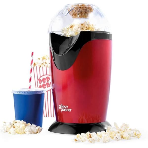 Popcorn Maker - Giles & Posner - EK0493GVDEEU7 - 1200 W - Oljefri - Röd