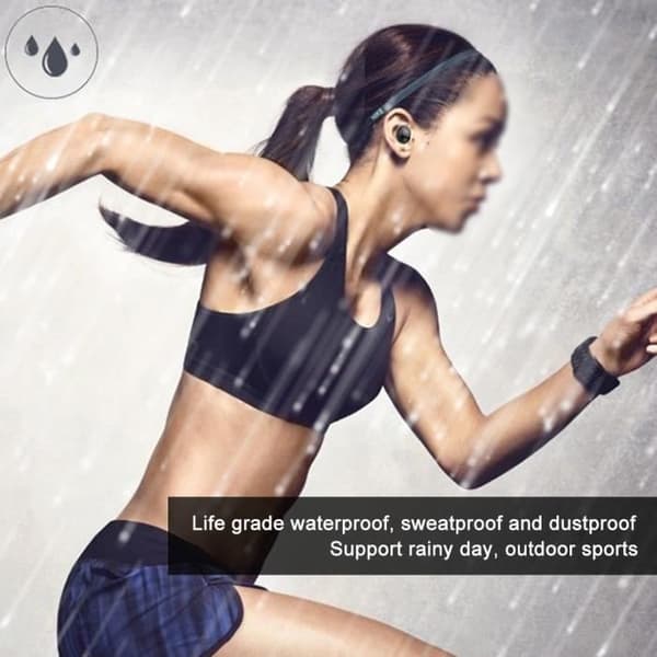 Bluetooth-hovedtelefoner - F9 - Sort - Hovedtelefoner - Trådløse - In-ear