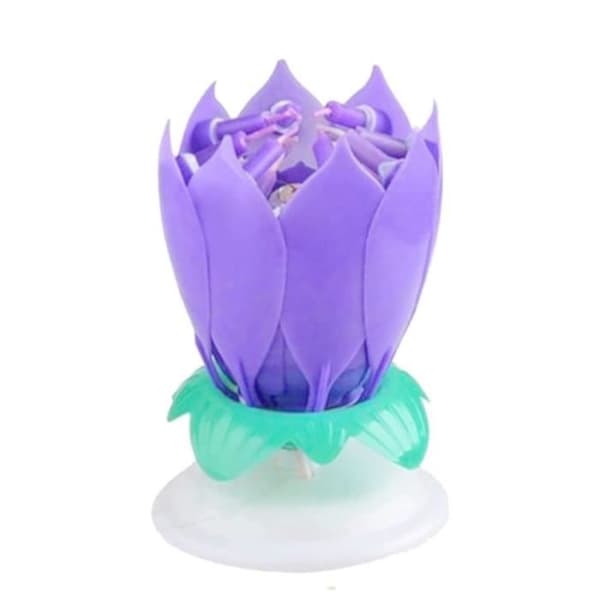 Musiklys - Modefest - Lotus - 14 dele - 11 cm - Multifarvet