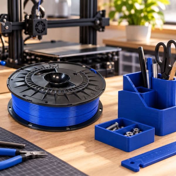 Filament PLA Mørkeblå 1,75 mm 1 kg – 3D-print FDM / FFF – 190 til 230 °C