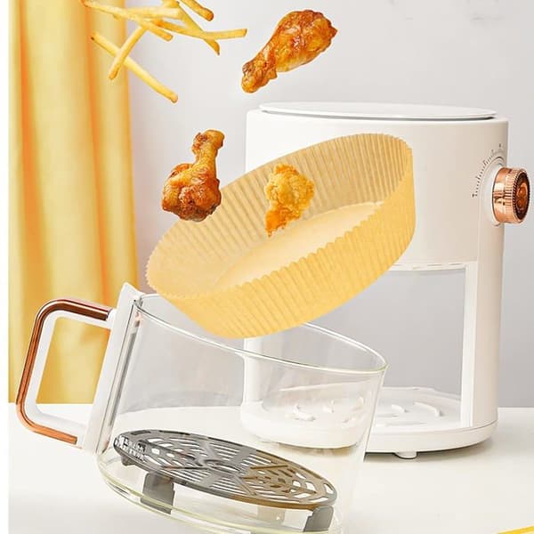 INF Engangs papir til airfryer 50 stk Brun brun