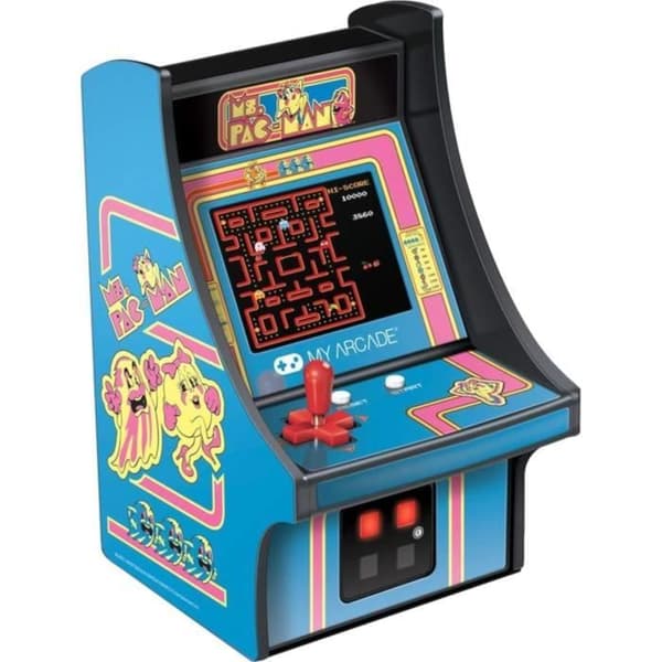 Retro Mini Arcade Terminal - My Arcade - Ms PAC-MAN - Farve Blå - Pac Man License - Retro Console Platform Färg: NaN