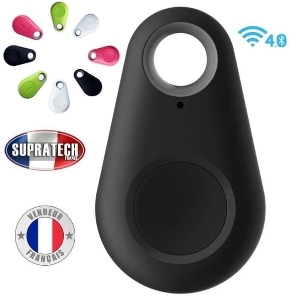 Mini Nøglefinder Bluetooth 4.0 Universel med Alarm i Rosa