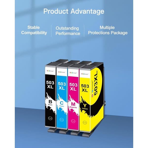 503Xl Kompatible Blækpatroner Til Epson 503 503Xl 503 Xl Til Epson Workforce Wf-2960Dwf Wf2965Dwf Til Expression Home Xp5