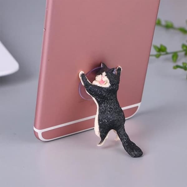 Accessoar - SHOP-STORY - Kattelefon - Sugproppstelefonstöd - Rosa - ABS-plast