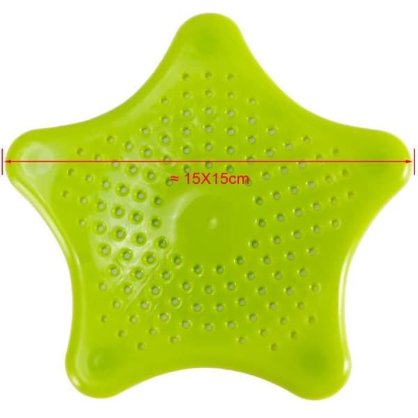 Siivilä Suodatin - 15cm - 2 kpl - Joustava - Vihreä väri grön