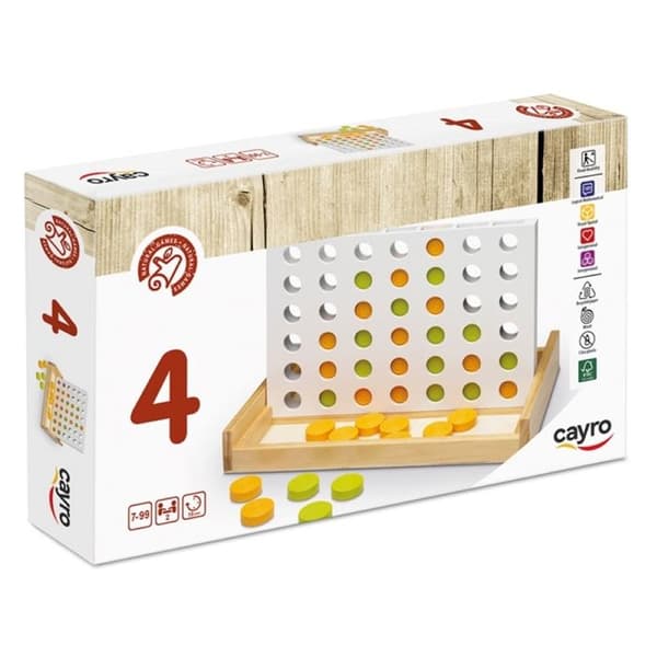 Cayro - Spil 4 på stribe Beige