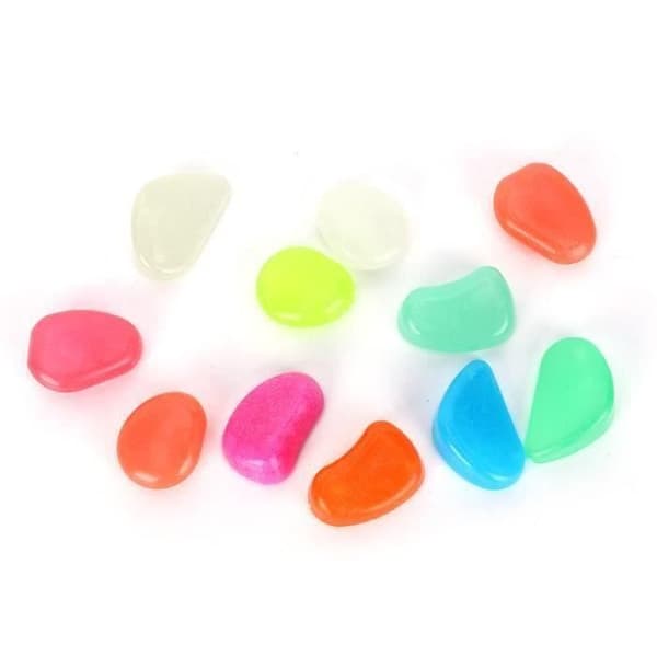 Fluorescerende Sten til Akvarium, Lysende Sten til Akvarie Dekoration, Stor, GD09097