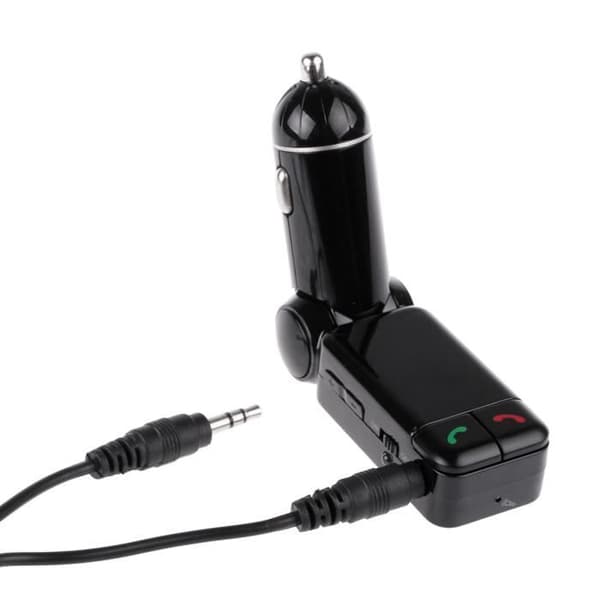 Bluetooth bilsæt MP3-afspiller FM transmitter bilsæt med SD-kortlæser USB TF-kort afstand stil bil transmitter