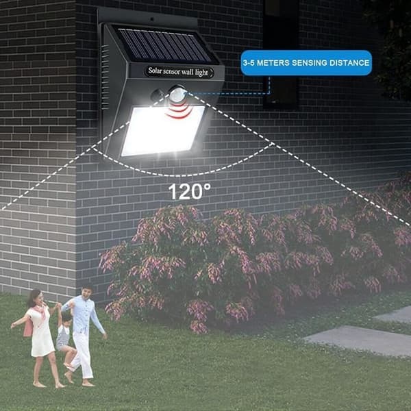 Udendørs Solarlamper - 30 LED - Solarbevægelsessensor - Sikkerhedsbelysning